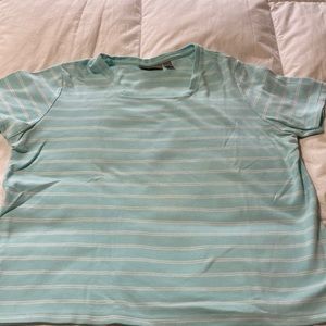 Ladies Square neck stripped T-shirt size XL